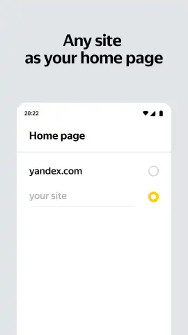 Yandex Start скриншот 4